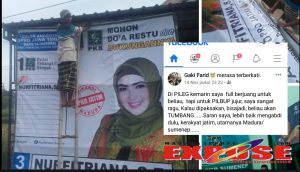 Istri Bupati Daftar Bacabup Sumenep,  Netizen Ini Malah Ikut-Ikutan Baper