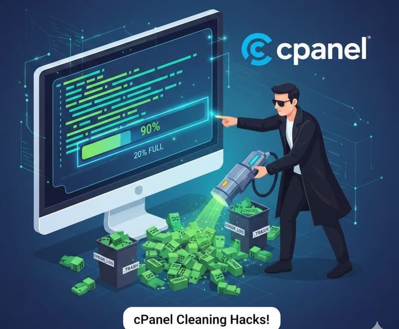 Proses hapus file permanen di file manager cPanel