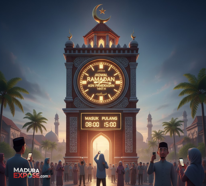 Jadwal-Jam-Kerja-ASN-Pamekasan-Ramadan Kantor BKPSDM Pamekasan jadwal jam kerja ASN selama bulan suci Ramadan 2026