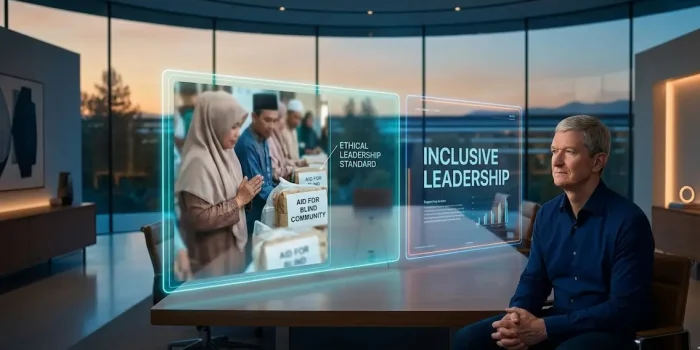 A conceptual comparison between global corporate leadership ethics of Tim Cook (Apple) and the social integrity of Prabowo Subianto and MH Said Abdullah's inclusive governance in Indonesia.