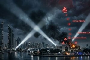 Potret Mojtaba Khamenei dan visual dampak serangan drone di Timur Tengah.